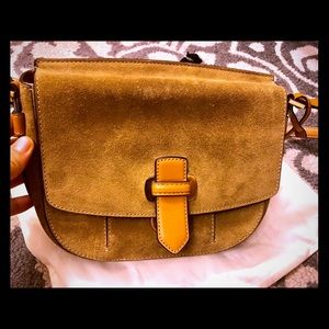 Suede Michael kors crossbody bag